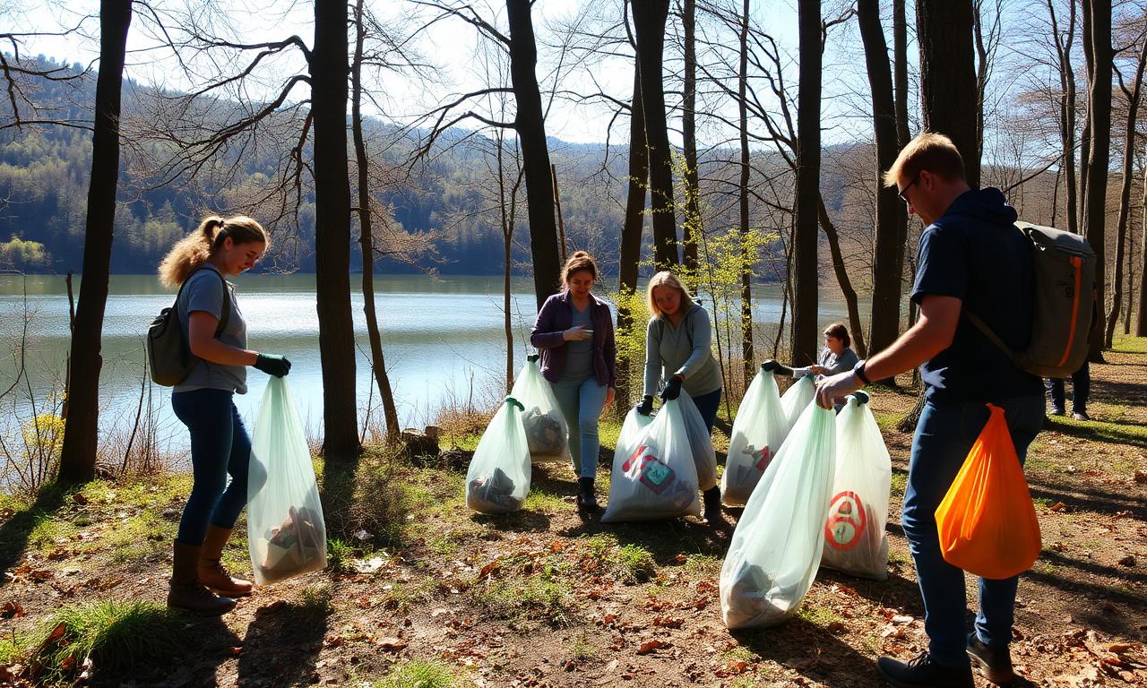 Forest cleanup e raccolta rifiuti